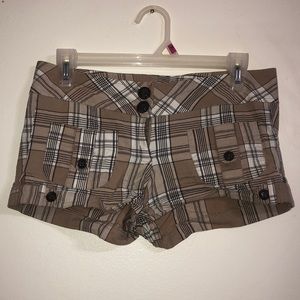 Plaid dress short